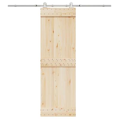 Vidaxl Sliding Door Mounting System, 200 Cm, Steel, Silver