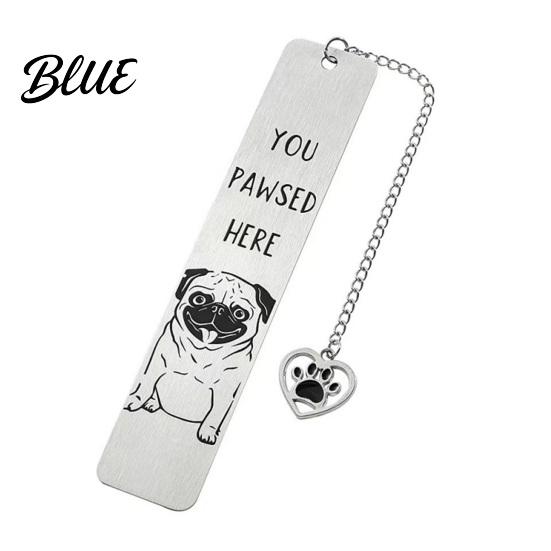 Creative Cat Bookmark Cute Bookmark Funny Metal Page Marker with Stainless Steel Quotes