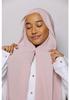 Lazy Person Chiffon Scarf & Elastic Tube Hat Set