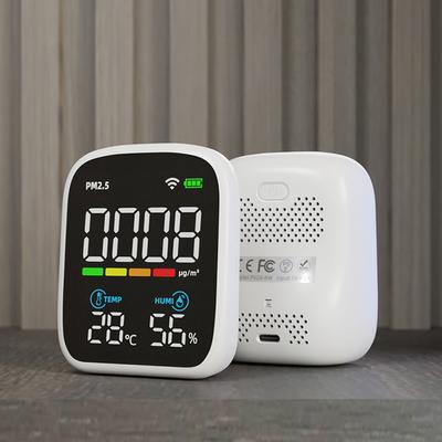 Portable LED Display PM2.5 Detector Multifunctional Temperature and Humidity Test Meter Laser