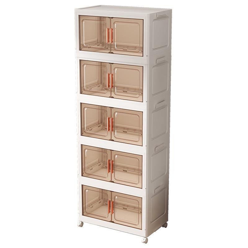 Foldable Children's Wardrobe: Plastic Organizer for Baby Clothes, Toys, Snacks