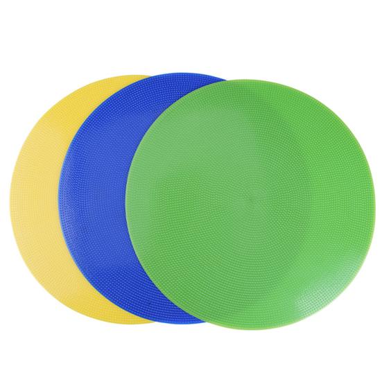 Football Training Mark Plate Non-slip Agility Training Vibrant Color Soccer Training Obstacle Logo Round Disc for Exercise