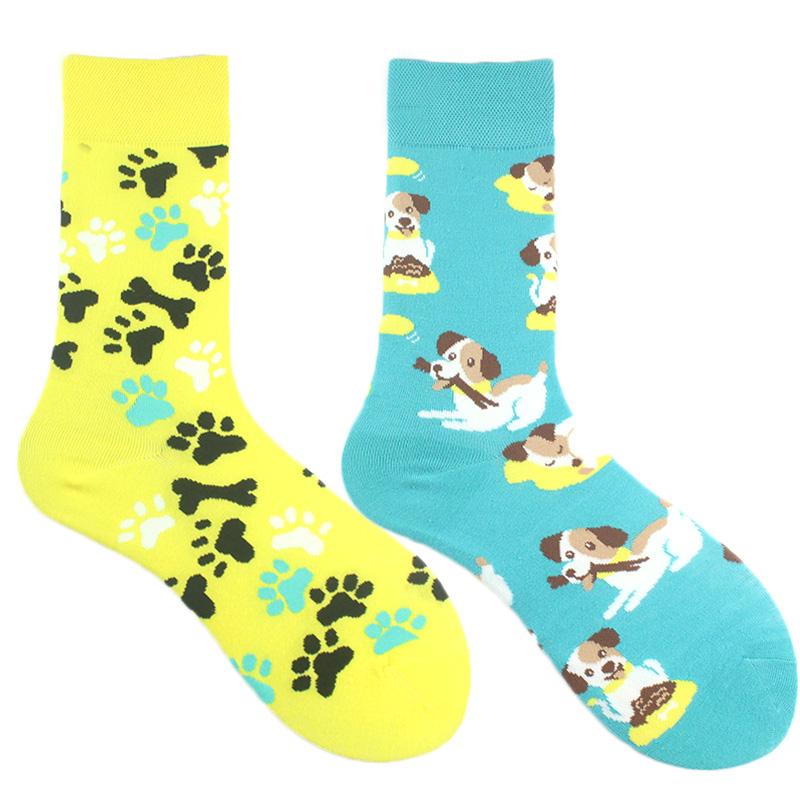AB Professional Design Funny Socks Men Happy Animal Music Beer Skarpetki Sokken Hip Hop Big Size Meias Skateboard Divertidos