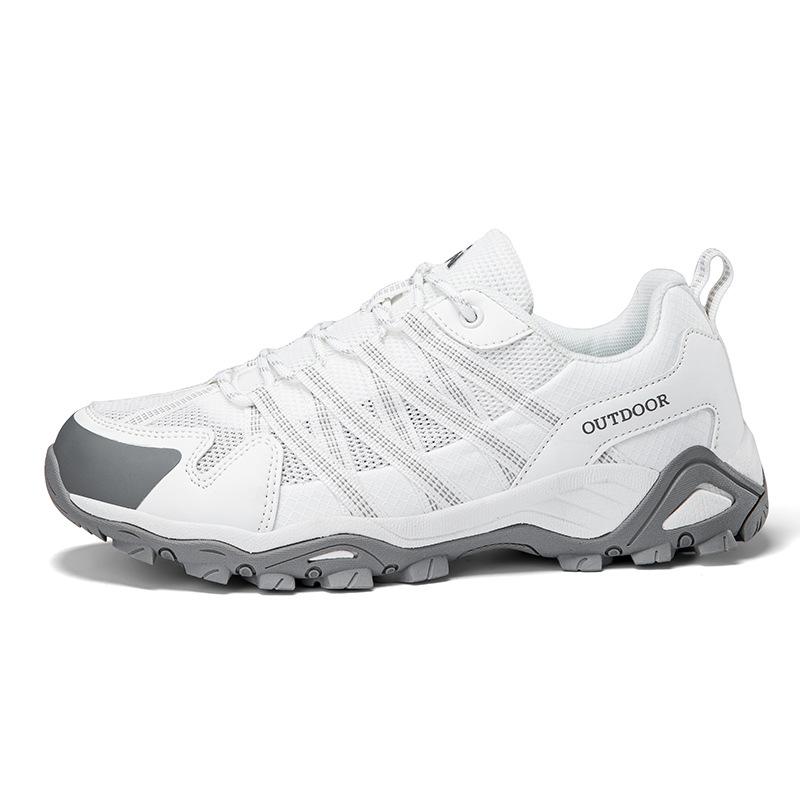 

Outdoor hiking shoes men s spring and summer new breathable outdoor hiking sports shoes non-slip and wear-resistant creek shoes men and women 35 белый