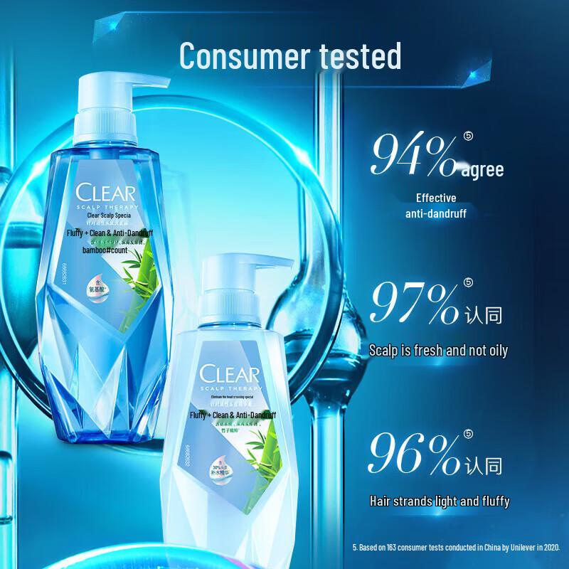 Clear Refreshing & Volumizing Anti-Dandruff Shampoo