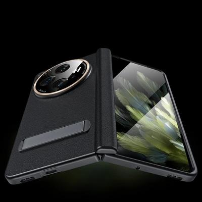 Camear Lens Case for Oneplus Open Case Leather Hinge Full Protection Shockproof Fundas for Oppo Find N3 Capa with Glass Flim