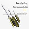 Dual-Use Magnetic Telescopic Crystal Handle Screwdriver (Cross & Flathead)