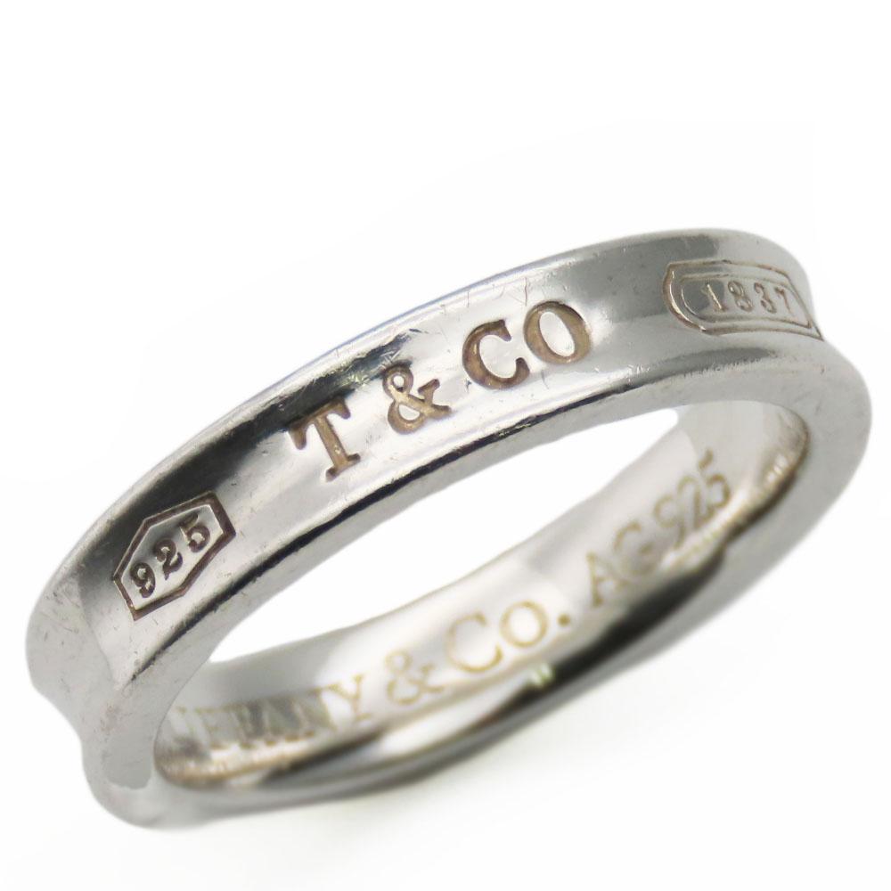 Used TIFFANY&Co. Ring Narrow 1837 EU#50 Silver925 3.8g Silver Accessories