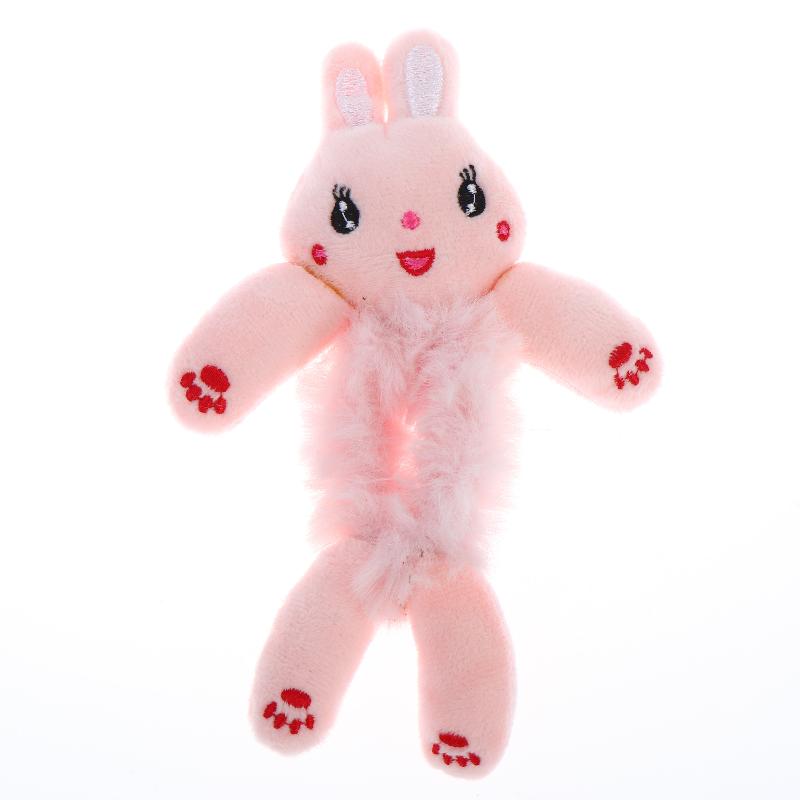 Cute Cartoon Plush Animal Hair Scrunchies Lovely Elastic Hair Ties For Girls Ponytail Holder Daily Hair Accessories