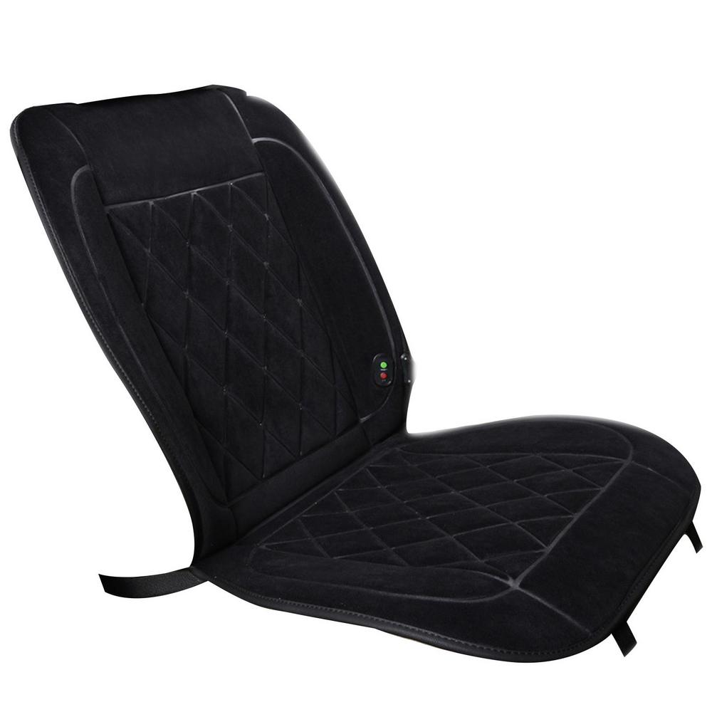 

Heated Seat Cover 12V Heating Car Seat Cushion Car Heated Seat Covers Fast Heating Winter Warm Seat For Cold Weather And Winter чёрный