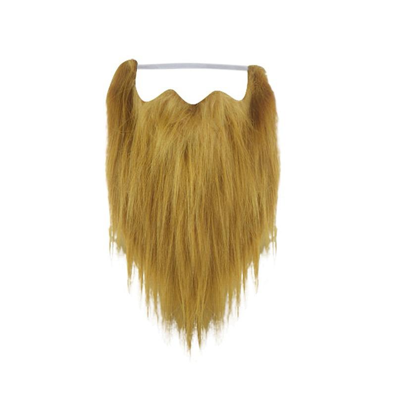 Realistic Artificial Fake Beard Long Fluff Mustache Whisker Grandpa Santa Claus Cosplay Halloween Costume Party Props