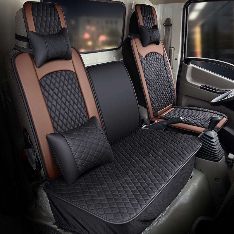 21 New Diamond Leather Truck Seat Cushion