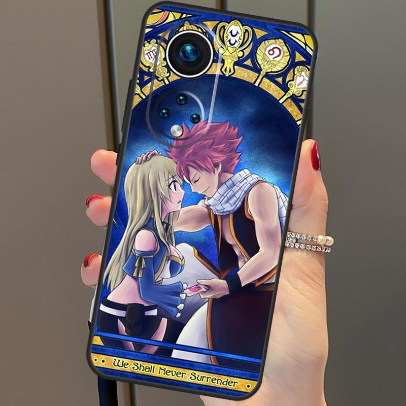 Fairy Tail Erza Natsu Lucy For Huawei P40 Lite P20 P30 Pro Nova 9 Nova 5T P Smart 2019 Case For Honor 50 8X 9X 10i