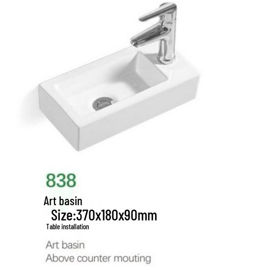 Tengxiang Ceramic Sink: White Floor-Standing Luxury Basin with Cabinet for Bathroom or Balcony