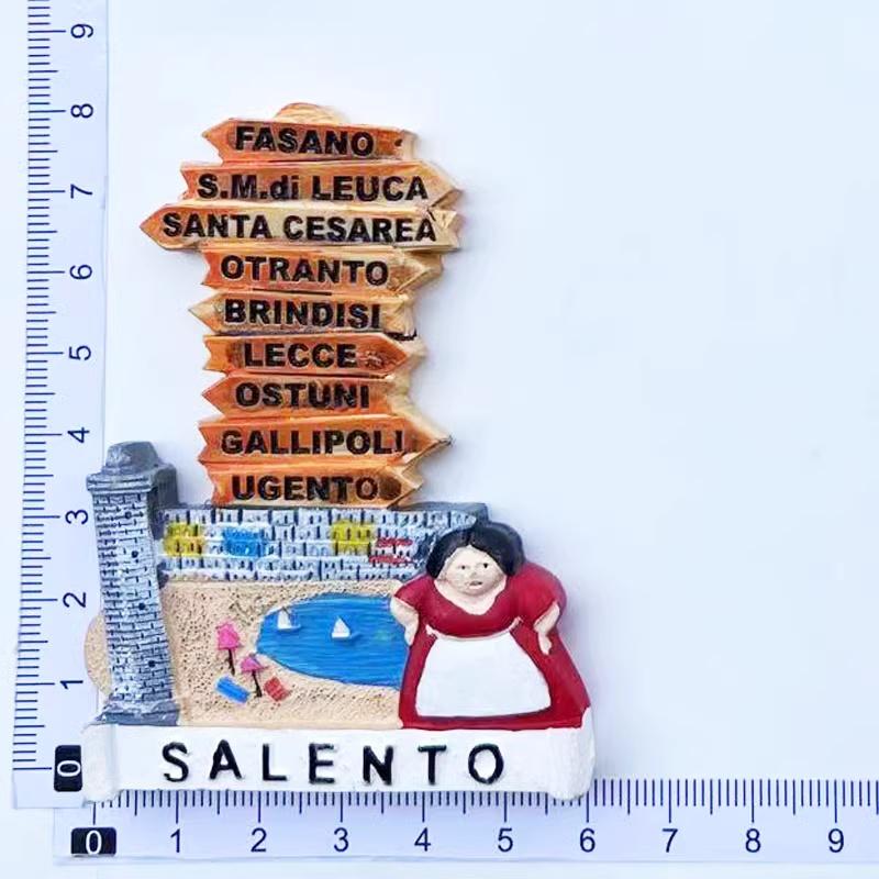 Italy Milan Fridge Magnets Madrid Florence Toscana Sirmione Lecce Venezia Tourist Souvenirs Magnetic Refrigerator Stickers Gift