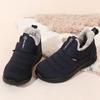 Winter Warm Cotton Shoes Flat Comfortable Casual Short Cotton Shoes Cloth Shoes Women's Velvet Thickened Casual Cotton Shoes