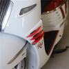 3Pair  Universal Motorcycle Side Red Winglets Wind Fin Spoiler Trim Cover Air Deflector