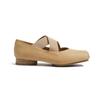Leather ballet shoes hollow sandals women's summer wear retro style square head thick heel light mouth Mary Jane single shoes women