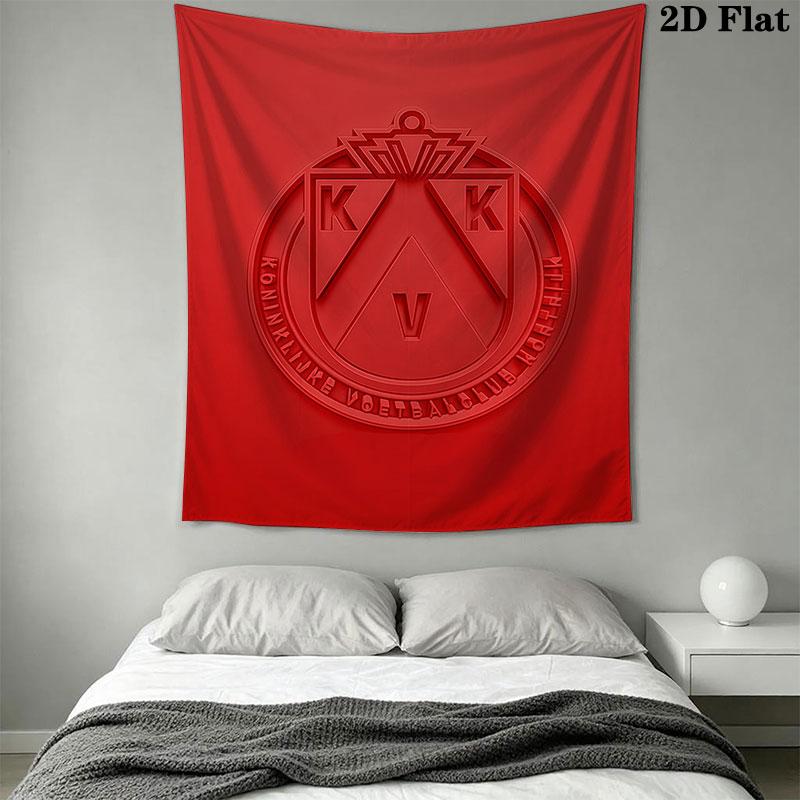 Kortrijk logo Wall Hanging Printed Fabric Blanket Decorative Tapestries for Bedroom Living Room Home Decor