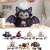 Gothic Patchwork Fabric Bundle Tissue Box DIY Sewing Kit Halloween Theme Craft Handicraft Enthusiasts Set Quilted Cover for Home And Haunted House