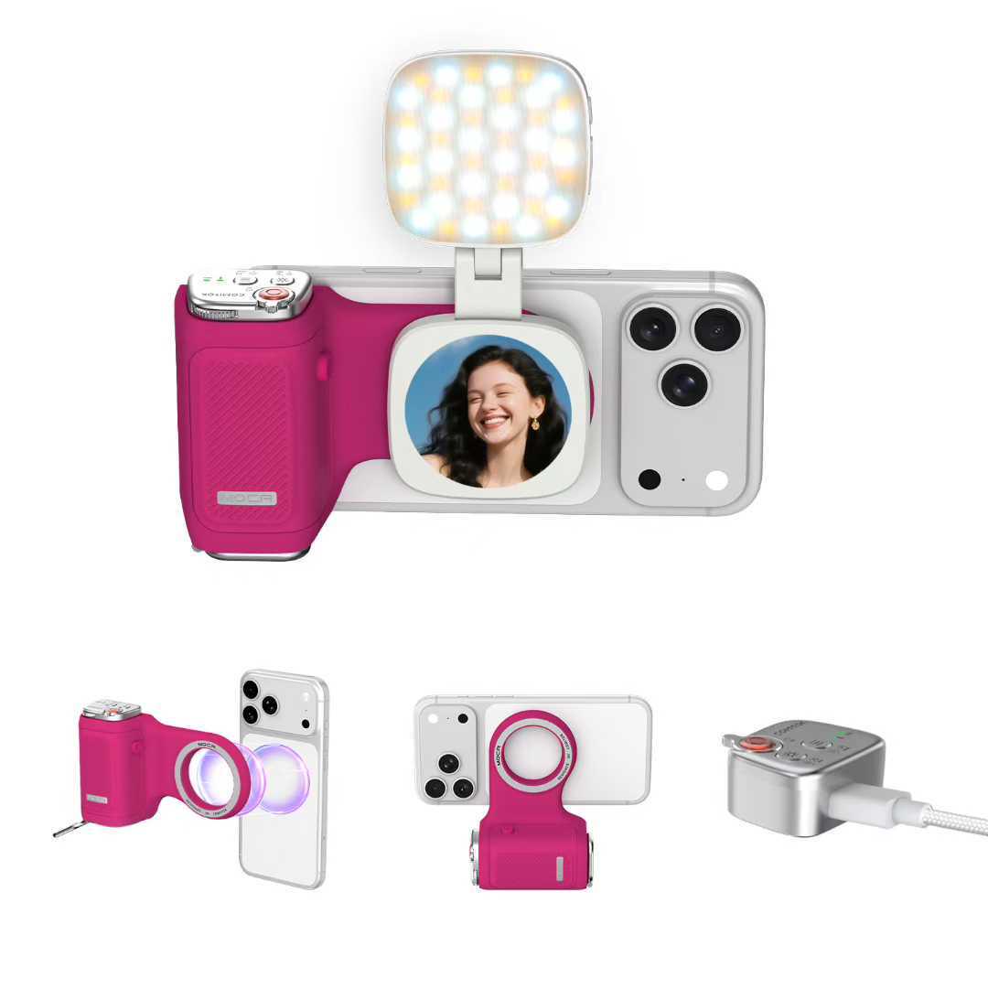 

COMITOK MOCA ACRO Magnetic Phone Holder with Remote Control and Anti-Shake Zoom for Photography