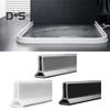 100/200CM Collapsible Shower Threshold Water Dam Self Adhesive Silicone Waterproof Barrier Strip Kitchen Bathroom Dry Wet Separation Bendable Water