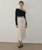 Riorg Mor Classic Maxi Slit Skirt Cream