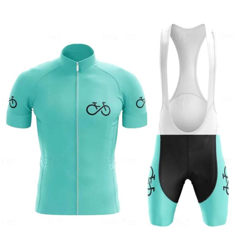Kids Cycling Jersey Shorts Set Lightweight Bike Riding Outfit Road Sports