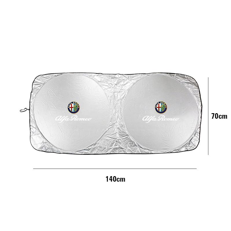 

For Alfa Romeo Car Windshield Sunshade Auto Interior Anti-sunburn Cloth For Alfa Romeo Giulietta Mito 159 Giulia Stelvio 156 147