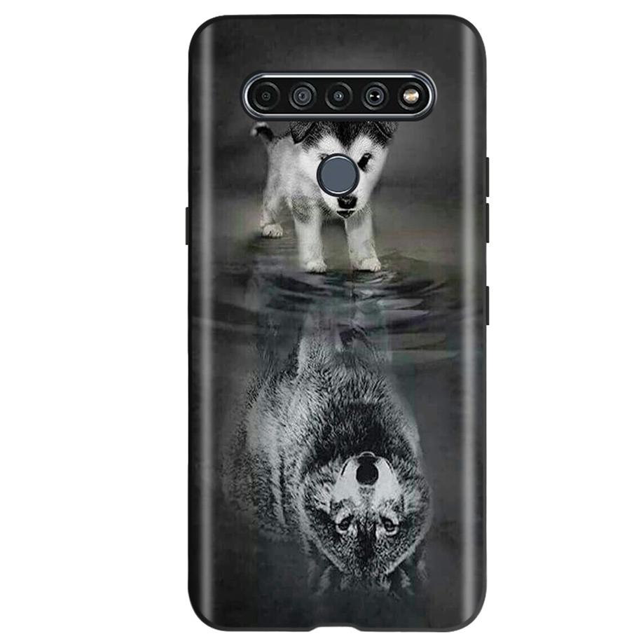 Per Custodia LG K51S 2020 Cover Carina Stampata con Farfalle Per LGK51S LM-K510 Custodia Morbida Per LG K41S LM-K410 Funda su LGK41S K 41S Bumper