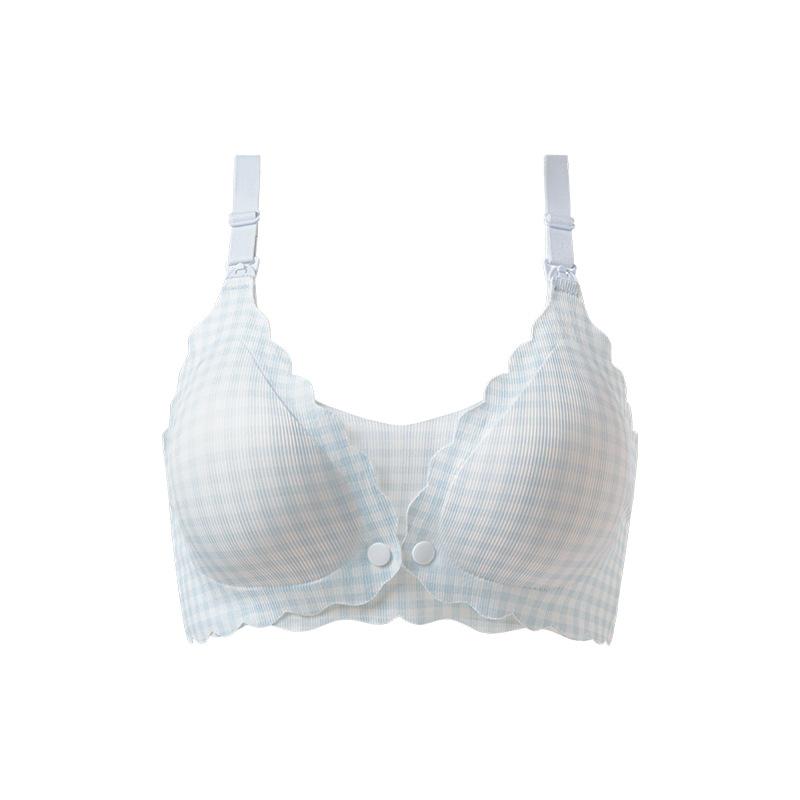 

Pregnant women breastfeeding, anti-droop gathering, comfortable postpartum breastfeeding, dual-use during pregnancy, no trace, front opening m [34/75bc recommended 45-52.5kg] синий