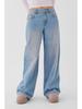 European & American Washed High Waist Wide Leg Jeans