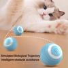 Interaktiver Katzenball für Haustiere, intelligenter elektrischer Indoor-Katzen-/Hunde-Entlastungsball, Selbstglück, automatisch rollender magischer Ball, Katzenzubehör