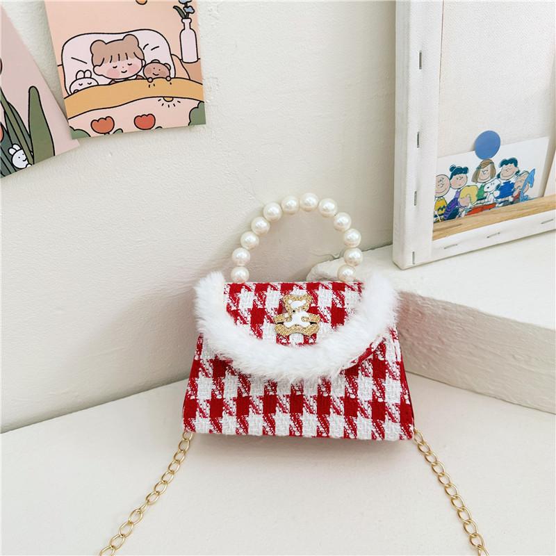 Princess Lovely Style Red Bag For Girls With Cartoon Design Perfect For New Year Gifts And Everyday Adventures