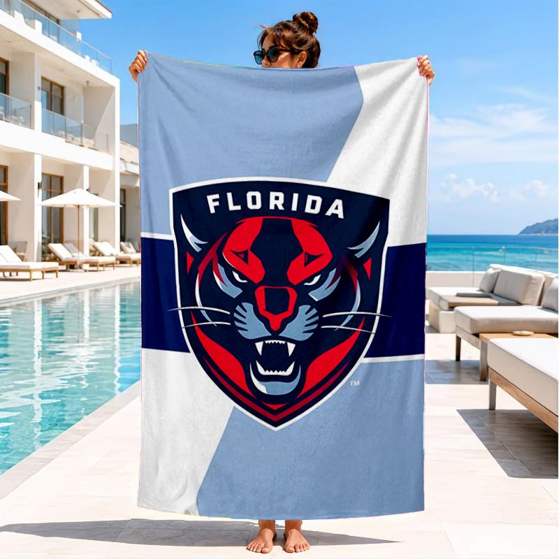 Panthers ice hockey Beach Towel, Super Soft Microfiber, Perfect Gift for Her/Him, Birthday, for Pool, Beach, Travel, Decor Beach Party