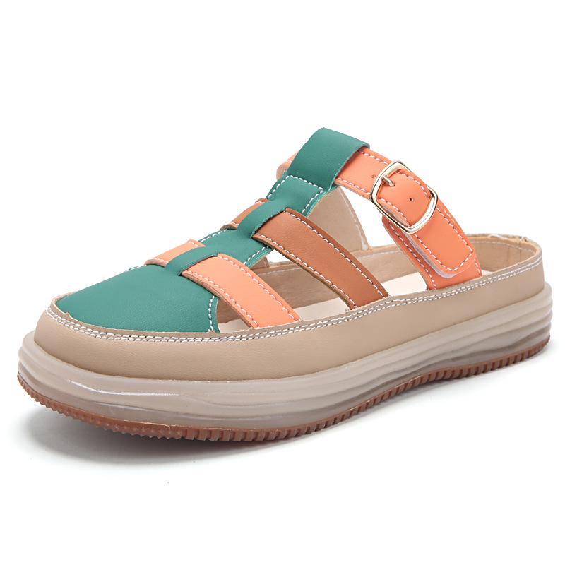 Sandals summer new flat-bottomed casual comfortable soft-soled jelly shoes non-slip Roman shoes