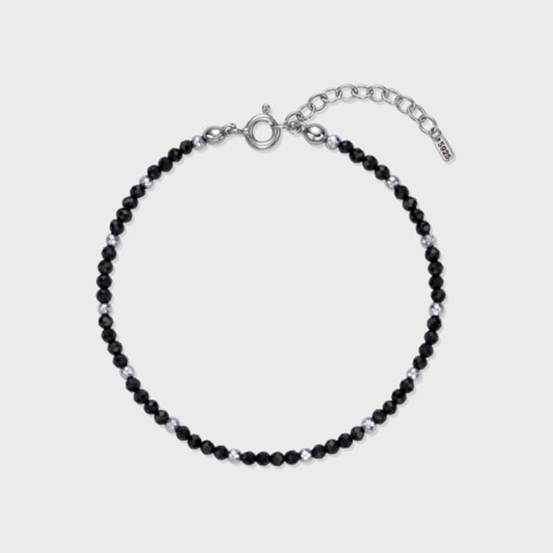 

NORMALLEE [White gold] Mini Onyx Bracelet 14K Gold Plated