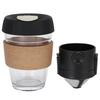 Reusable Drip Coffee Tea Holders Funnel Dripper Portable Stainless Steel Coffee FilterBlack