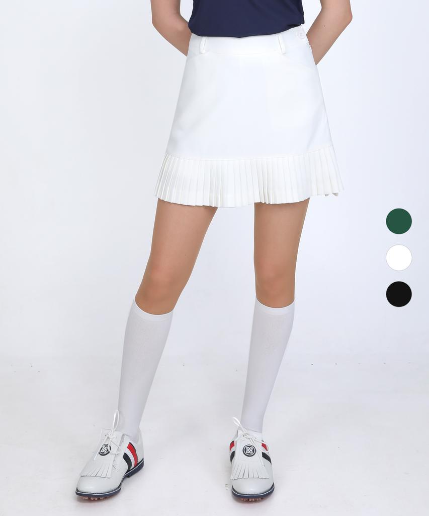 Tuela Swing Flare Women'S Asymmetrical Pleated Golf Skirt 3 Colors