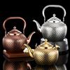  1PCS Stainless Steel Water Kettle 1.2/1.5/2L Tea Pot Thicker With Filter Hotel Tea Pot Coffee Pot Induction Cooker Tea