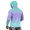 Herren Sommer Langarm Hoodie UPF50+ Sonnenschutz Schnelltrocknend Fitness Sportshirt Leicht Atmungsaktiv Outdoor Activewear