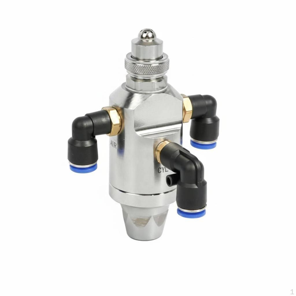 AntiDrip Aerosolizer Nozzle Fine Mist Air Aerosolizing Stainless Steel Industrial Equipment