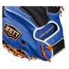 ZETT Pro Status Soft Baseball Mitt for Second and N Small Made In BRCB30962T Catcher's Shortstop, Black/Red (1964N), Size, Japan,