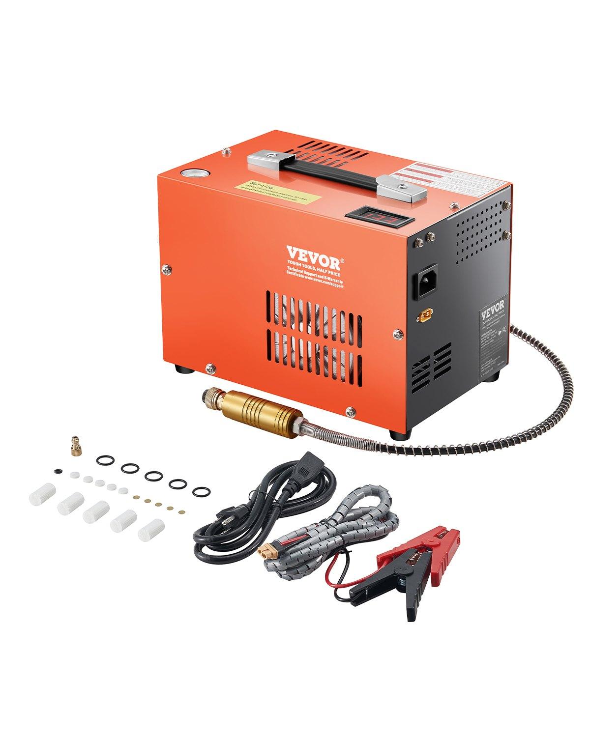 VEVOR PCP Air Compressor, 4500PSI/30Mpa Portable