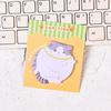 Cartoon Alien & Cute Cat Sticky Notes - Reusable Student Memo Stickers for Office