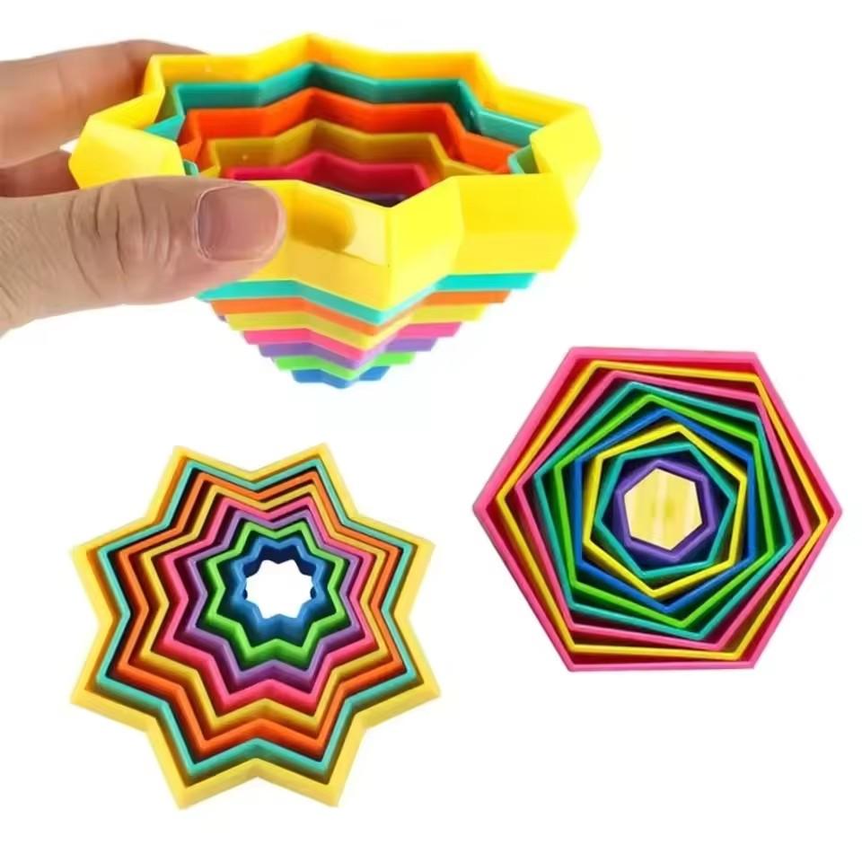 3D Spiral Illusion Magic Star Fidget Stress Relief For Anxiety Autism Sensory Toys Adults Children Juguetes Antiestrs Novedosos