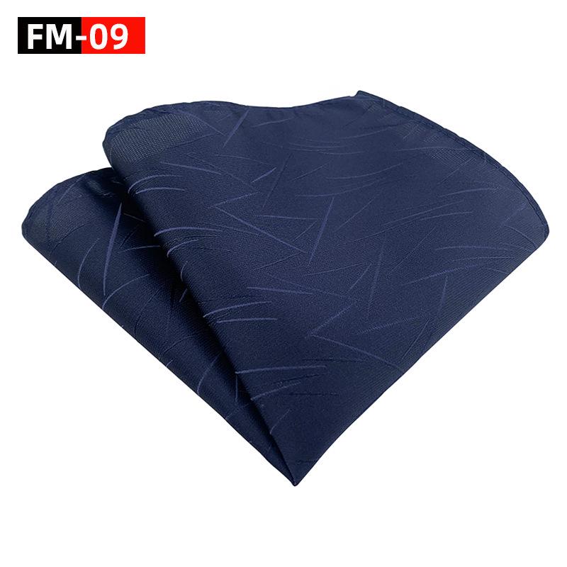 Elegant Plain Polyester Pocket Square for Men - Satin Finish Handkerchief