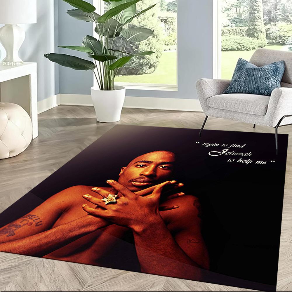 Dj Ardy Tupac Remix Square rugs are a great choice for living rooms, bedrooms, home décor, and as gifts.