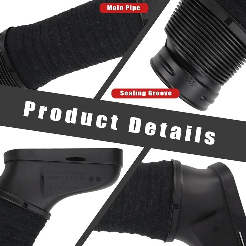 2720903582 2720903682 Left & Right Air Intake Inlet Duct Hose Kit For Mercedes Benz W204 W212 C300 C350