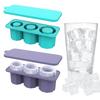 Easy to Clean Ice Sleeve Convenient Ice Cube Tray for Chill Beverages Hollow Cylinders Ice Lattices Molds Kitchenwares